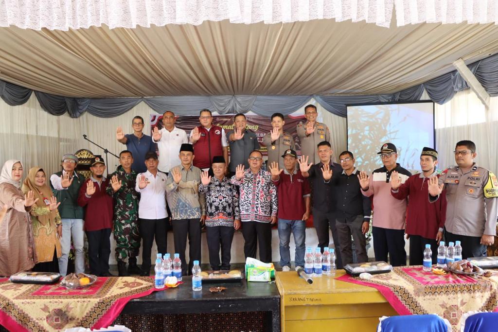 Direktorat Reserse Narkoba Polda Sumbar Sosialisasi dan Asistensi Kampung Bebas Narkoba di Nagari Sungai&nbsp;Duo