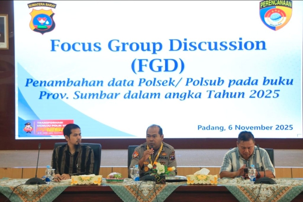 Polda Sumbar dan BPS Sumbar Perkuat Sinergi Data untuk Publikasi “Sumatera Barat Dalam Angka&nbsp;2025”