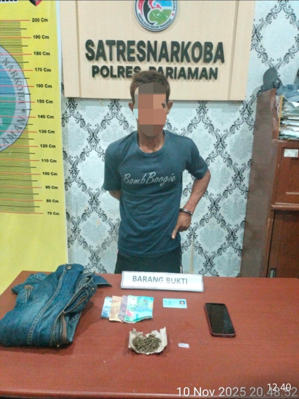 Gerak Cepat Satresnarkoba Polres Pariaman Ringkus Pengedar Narkoba di Balai&nbsp;Nareh.