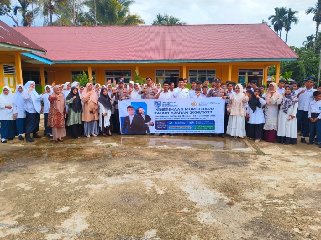 Jajaran Polres Sijunjung sosialisasikan SMA Kemala Taruna Bhayangkara secara&nbsp;Intens