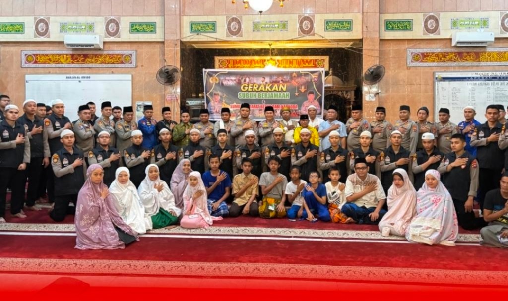 Subuh Berjamaah Bareng Wakapolda, Pesan Tegas Lawan Narkoba dan Dekatkan Polisi dengan&nbsp;Masyarakat