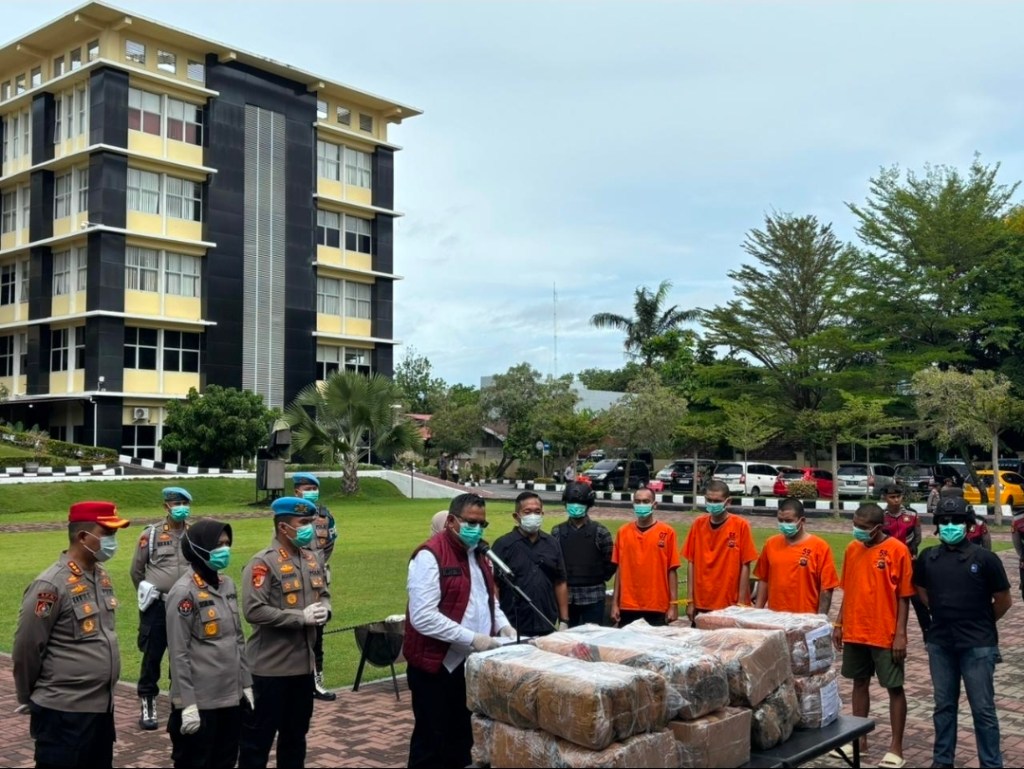 Polda Sumbar Musnahkan 87,32 Kg Ganja Kering, Dirresnarkoba: Proses Transparan dan Sesuai UU&nbsp;Narkotika