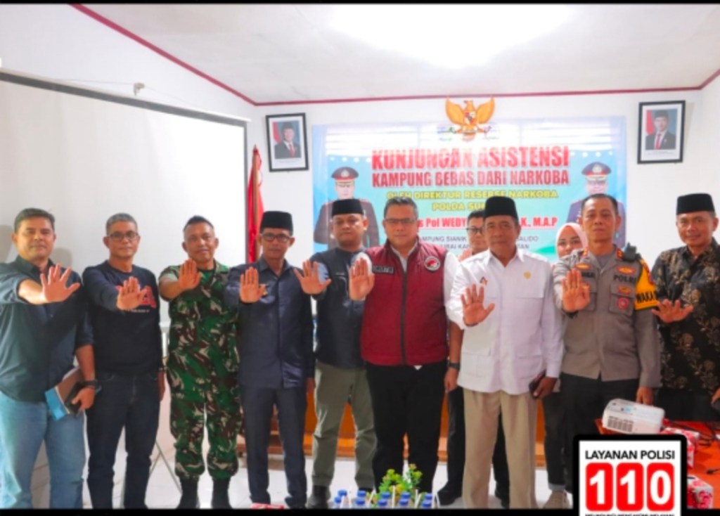 Polres Pessel dan Polda Sumbar Perkuat Program Kampung Bebas Narkoba di&nbsp;Sianik