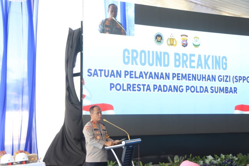 Groundbreaking 442 SPPG Polri, Polda Sumbar Miliki 46 SPPG Dukung Program&nbsp;MBG