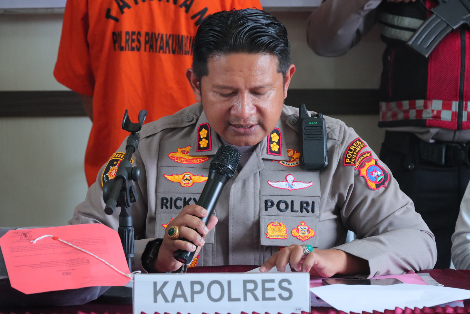 Polres Payakumbuh Tetapkan Satu Orang Tersangka Dalam Kasus Kebakaran Pasar Payakumbuh
