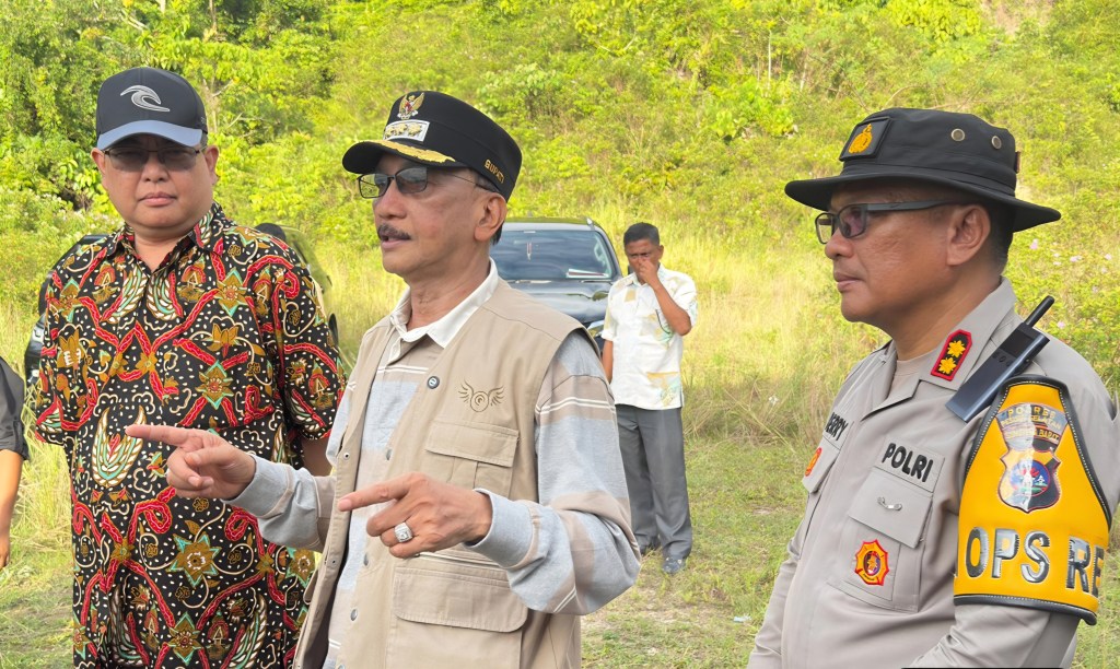 Polres Pesisir Selatan Amankan Kunjungan Dirjen Kemen PKP ke Lokasi Huntap Korban&nbsp;Banjir