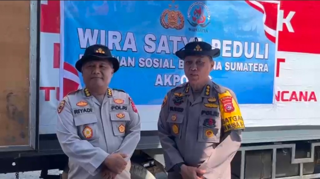 Polda Sumbar Terima Bantuan Logistik dari Alumni Akpol 1996 untuk Korban&nbsp;Bencana
