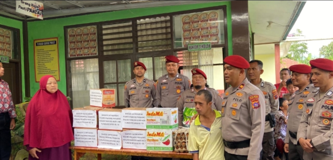 Satreskrim Polres Padang Panjang Salurkan Bantuan ke Panti Asuhan Terdampak Banjir, Peringati Hari Jadi Reserse ke-78