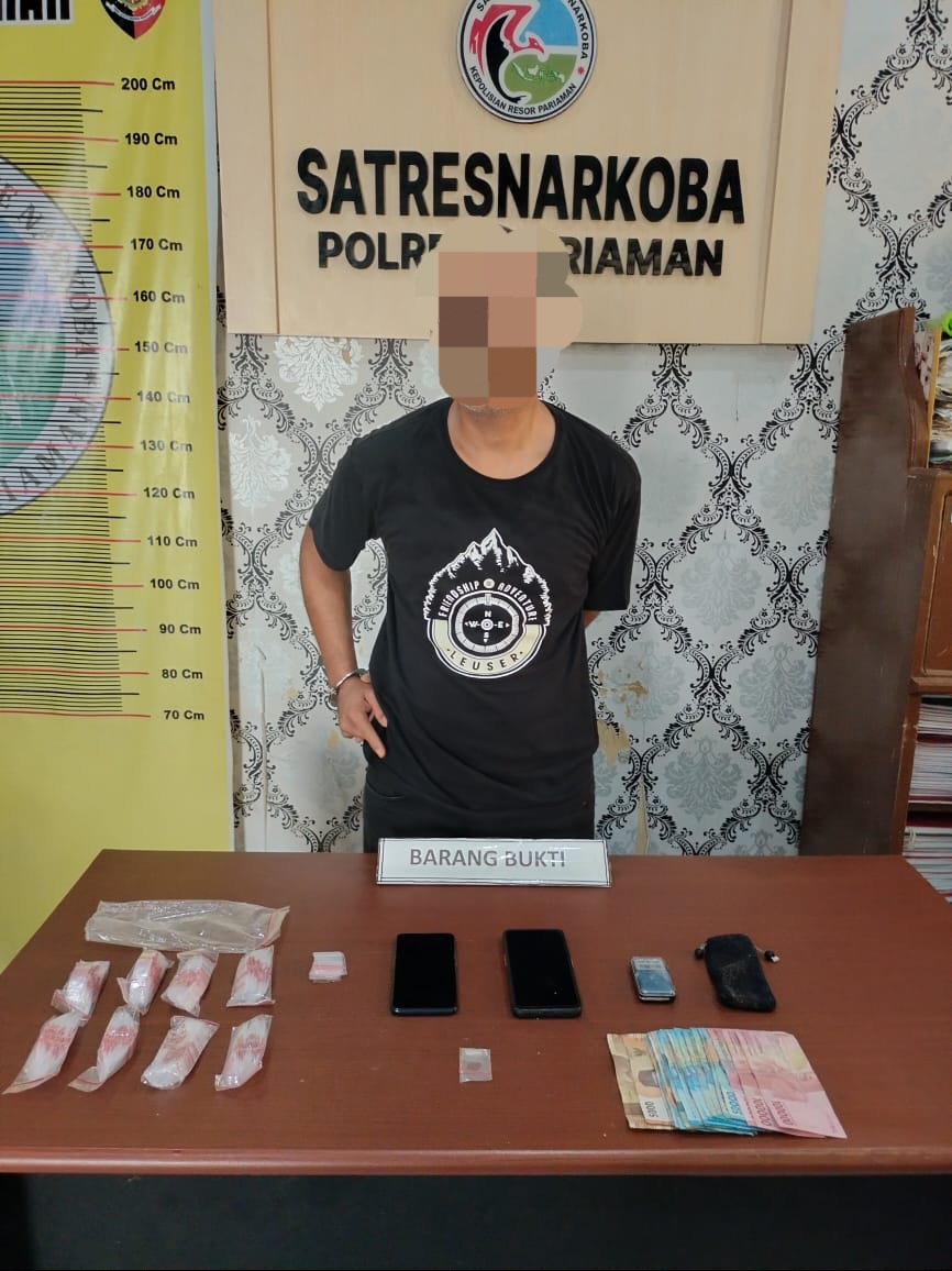 Mengawali Tahun 2026, Tim Mata Elang Sat Resnarkoba Polres Pariaman Amankan Pengedar&nbsp;Sabu