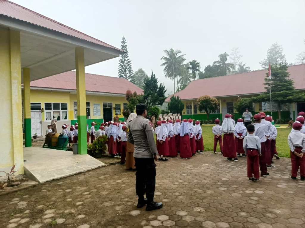 Sat Binmas Polres 50 Kota Berikan Penyuluhan Kamtibmas kepada Pelajar Usia&nbsp;Dini