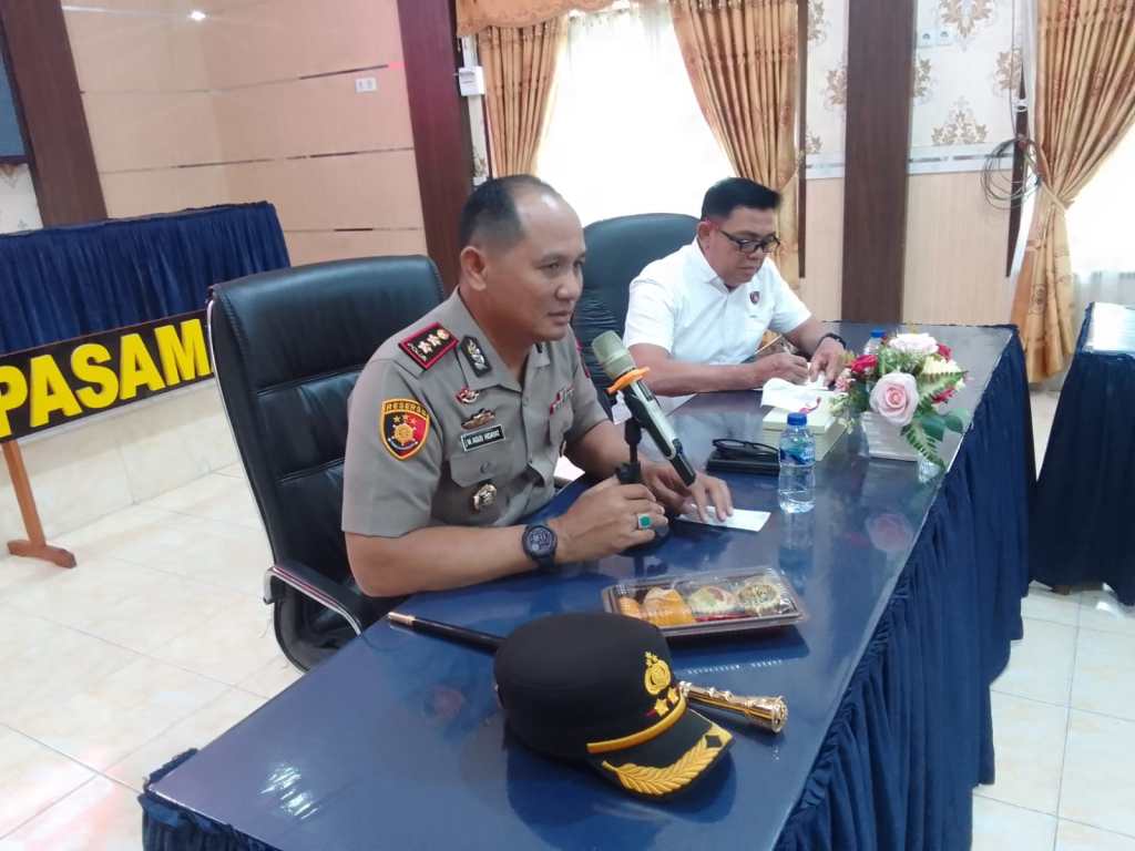 Kapolres Pasaman Terima Kunjungan GMNI Kabupaten Pasaman Perkuat Sinergi Polri Dengan&nbsp;Mahasiswa