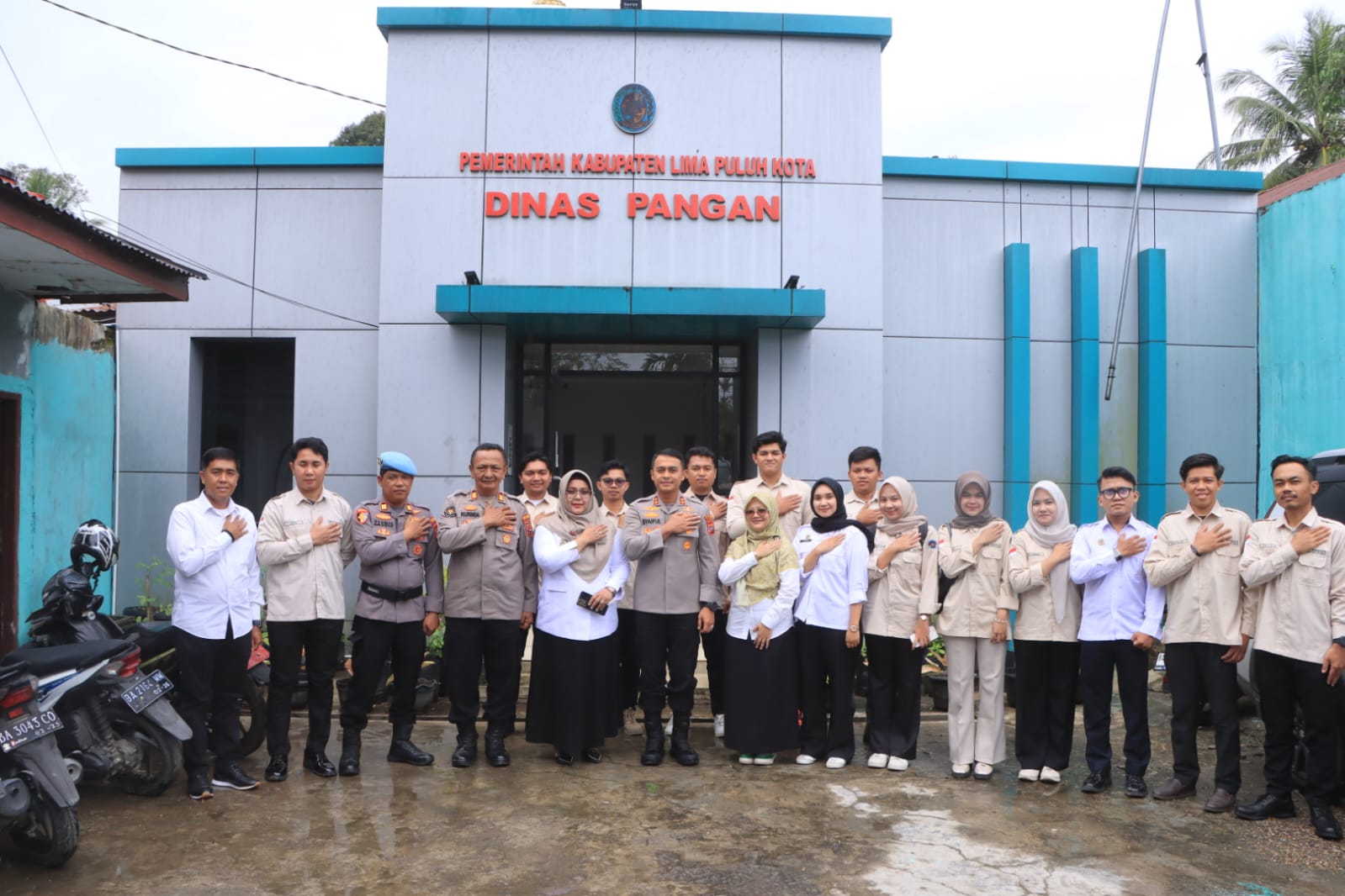 Kapolres 50 Kota Laksanakan Wakuntoh dan Audiensi Bersama Dinas Pangan dalam Rangka Penguatan Program MBG