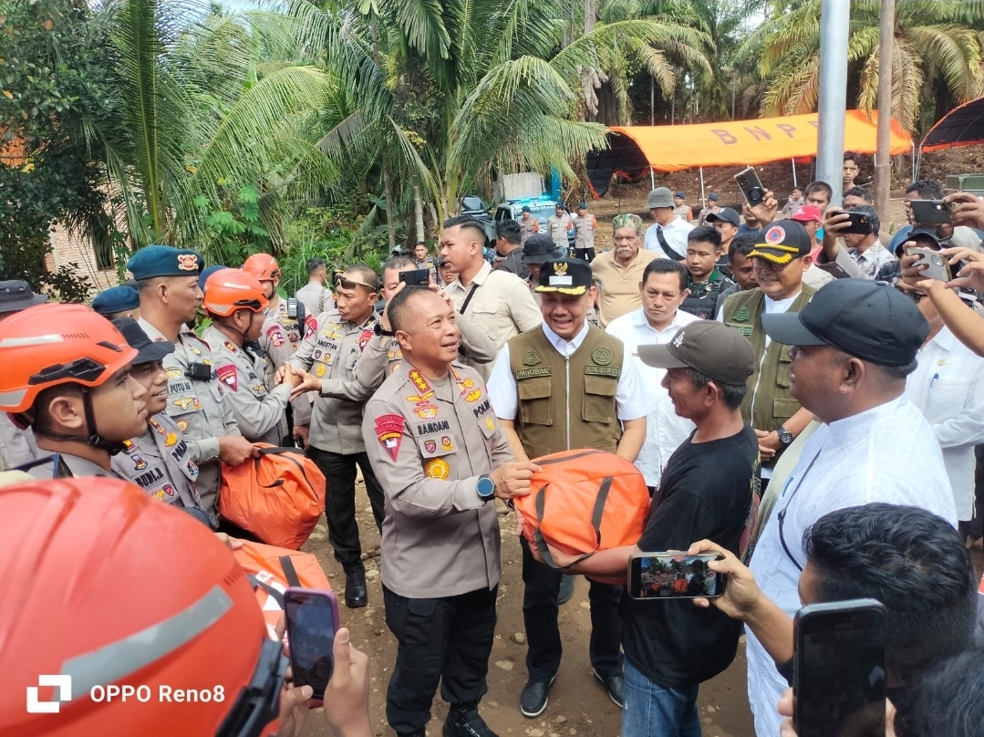Dankor Brimob Polri Tinjau Percepatan Pemulihan Pascabencana di Agam