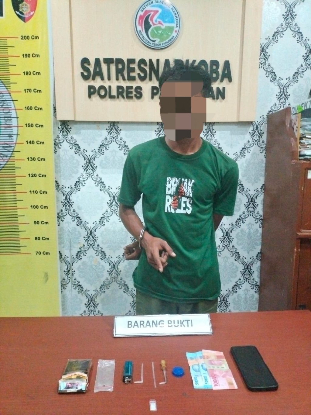 Polres Pariaman Tangkap Pengedar Narkoba Jenis Sabu dalam Operasi Imbangan Antik Singgalang&nbsp;2026