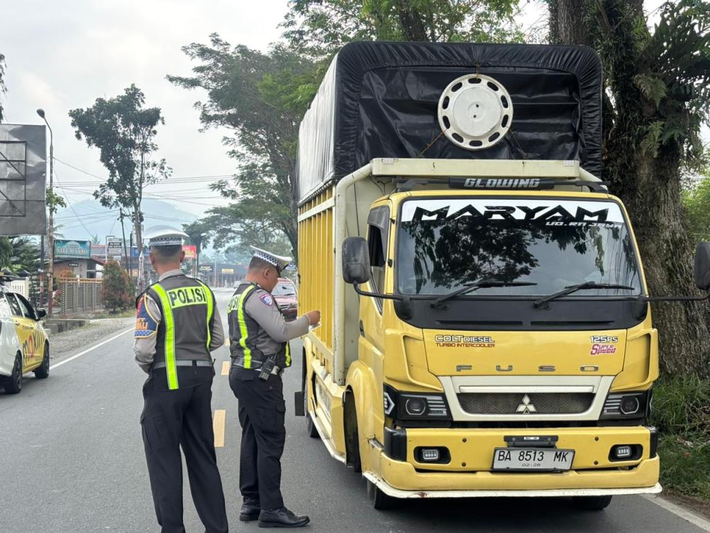 Polres 50 Kota Laksanakan Operasi Keselamatan Singgalang 2026, Tindak Kendaraan ODOL dan Pelanggaran Kasat&nbsp;Mata
