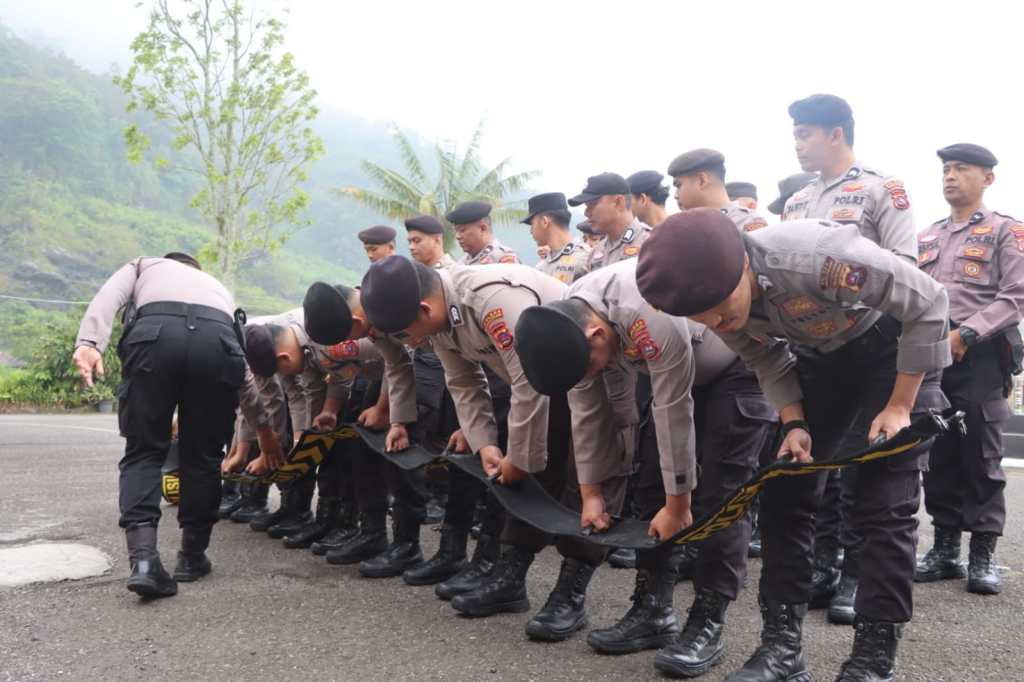 Tingkatkan Kemampuan, Polres Padang Panjang Gelar Latihan&nbsp;Dalmas