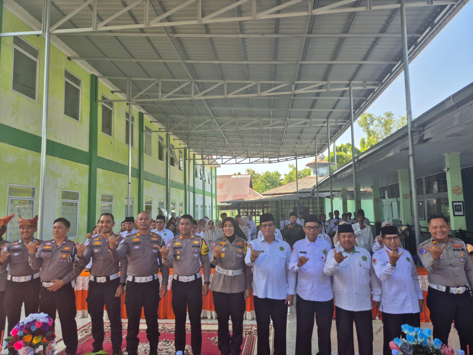 Ditlantas Polda Sumbar Launching dan Workshop Kurikulum Lalu Lintas di Madrasah dan Pondok Pesantren Kota Pariaman