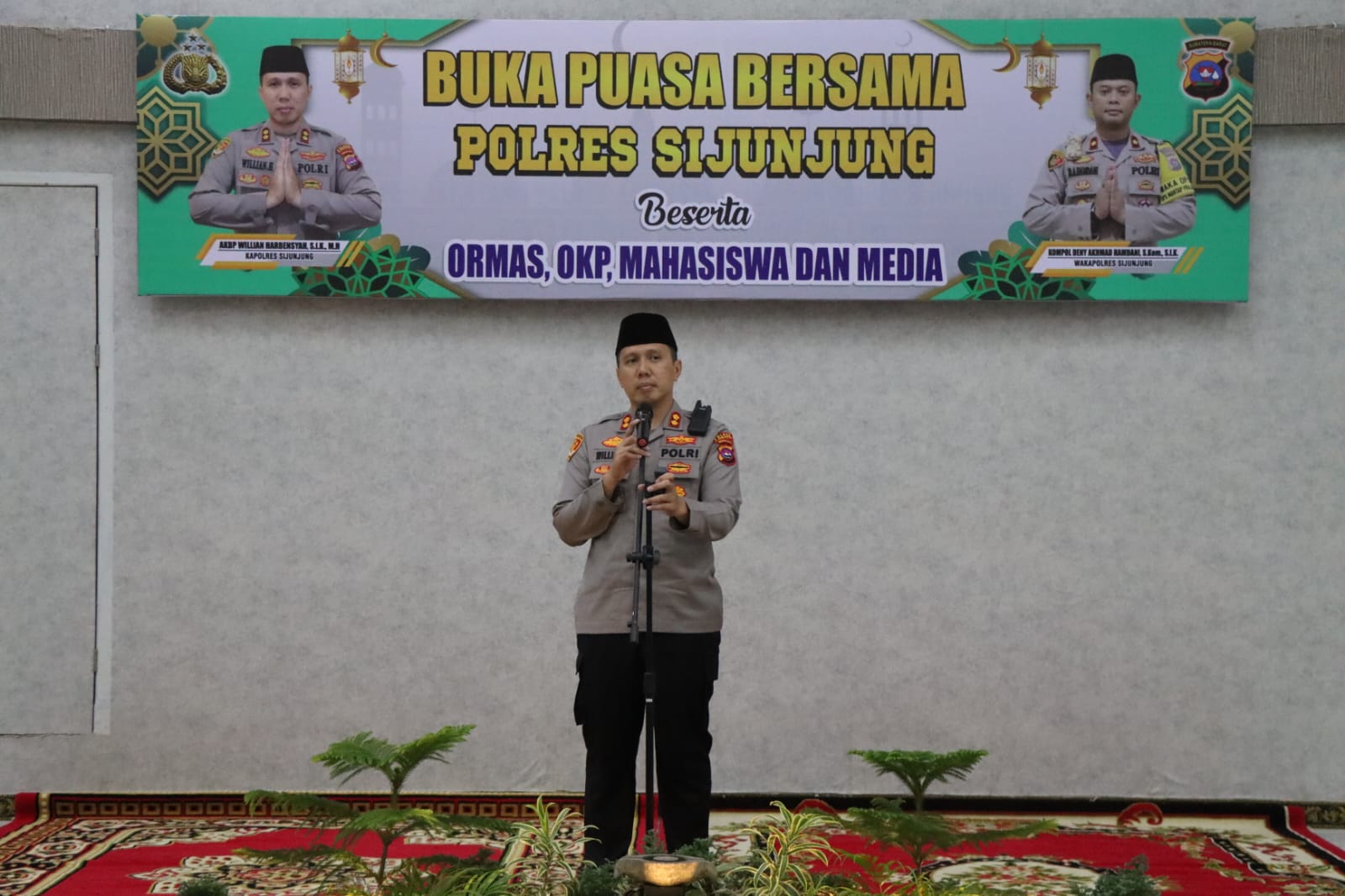 Buka Puasa Bersama Polres Sijunjung Beserta Ormas, OKP, Mahasiswa dan Media