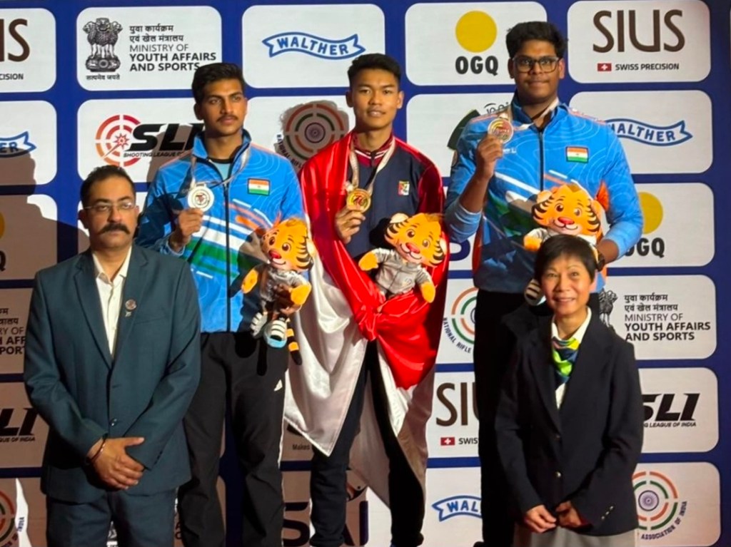 PRESTASI GEMILANG ANGGOTA BRIMOB POLRI: BRIPTU MUHAMAD FAWWAZ ADITIA FARREL RAIH MEDALI EMAS DAN PECAHKAN REKOR DUNIA DI AJANG ASIAN RIFLE/PISTOL CHAMPIONSHIP 2026&nbsp;INDIA