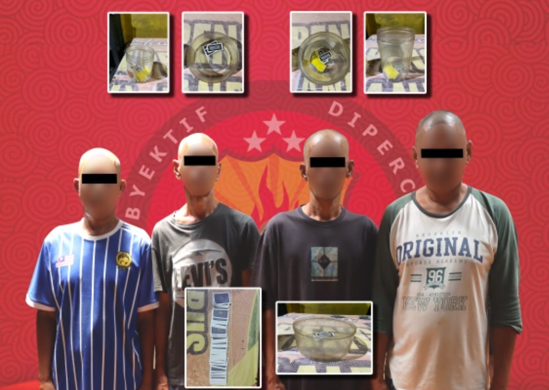 Sat Reskrim Polres Payakumbuh Tangkap 4 Orang Diduga Pelaku Judi “Song”