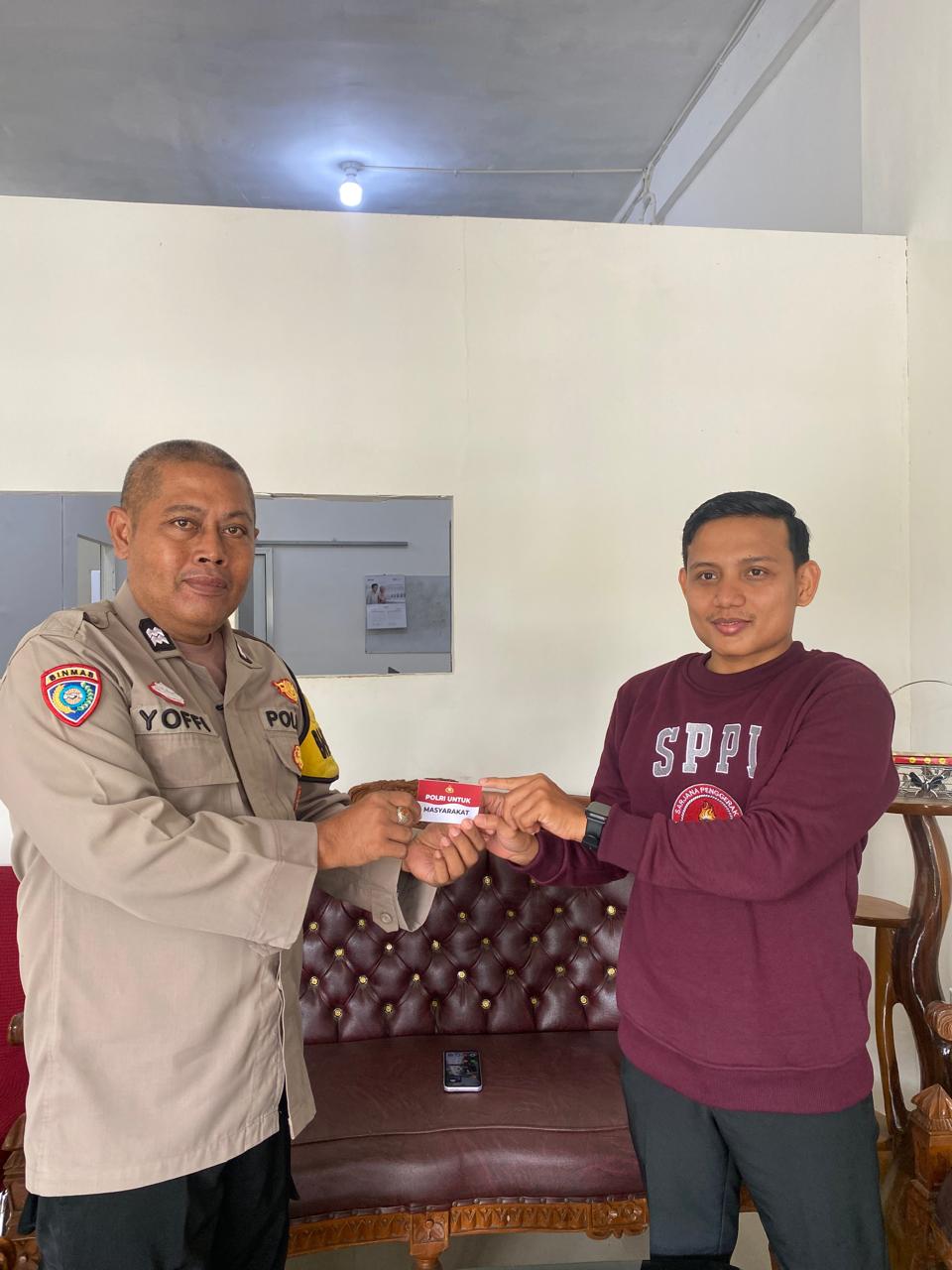 Bhabinkamtibmas Kuranji Hilir Sambangi SPPG, Pastikan Program Makan Bergizi Gratis Steril dan Kondusif