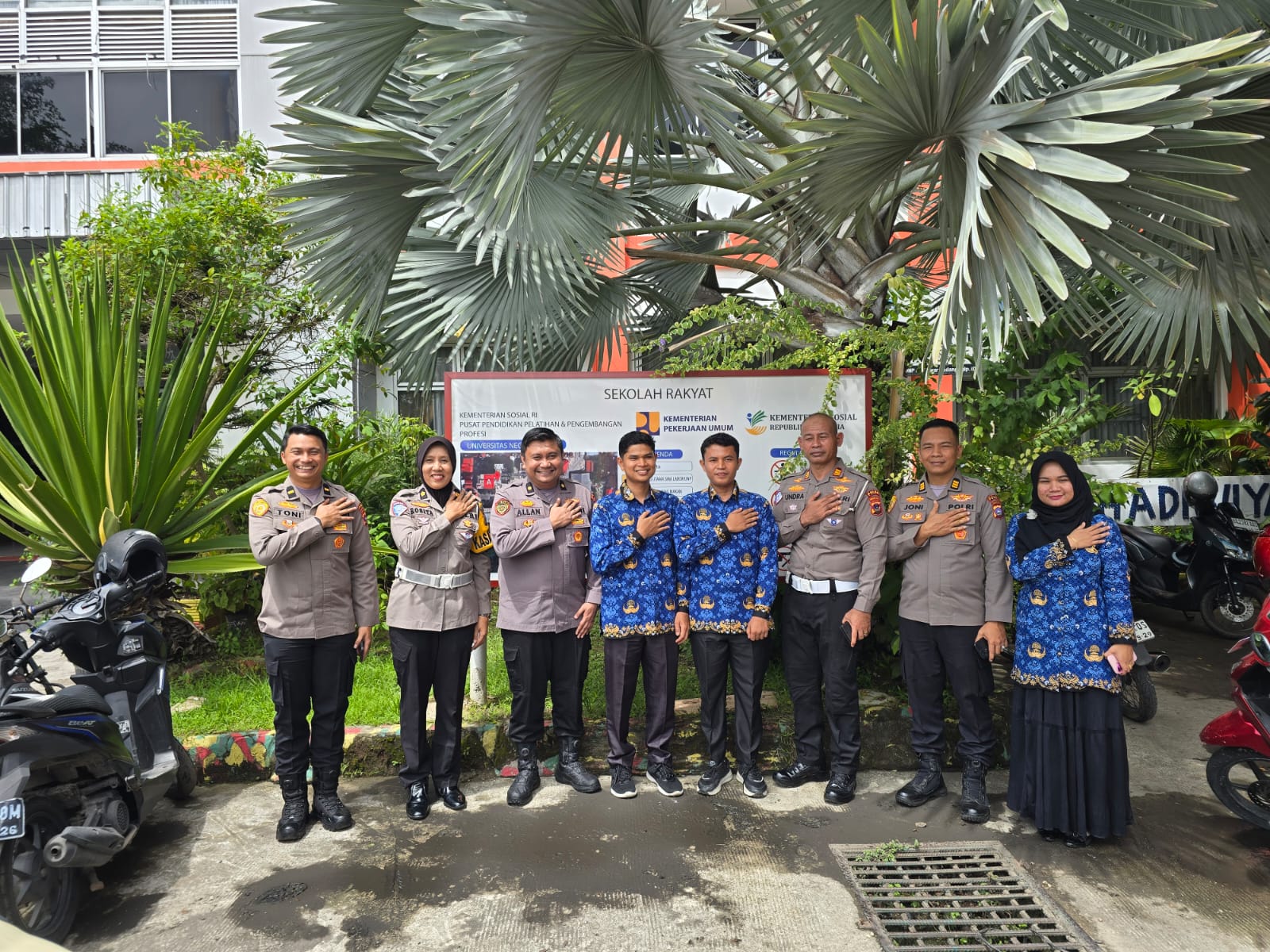 Kabiro SDM Polda Sumbar Siapkan Mentor Kedisiplinan untuk Siswa SRMP 4 Padang, Kunci Memutus Kemiskinan