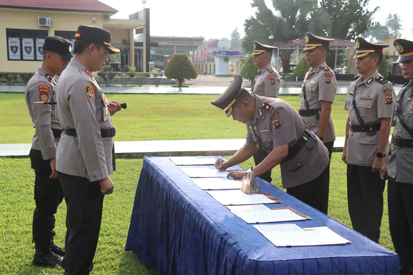 Pejabat Utama Polres Pasaman Barat Berotasi, Kapolres Pimpin Langsung Upacara Pelantikan Dan Sertijab