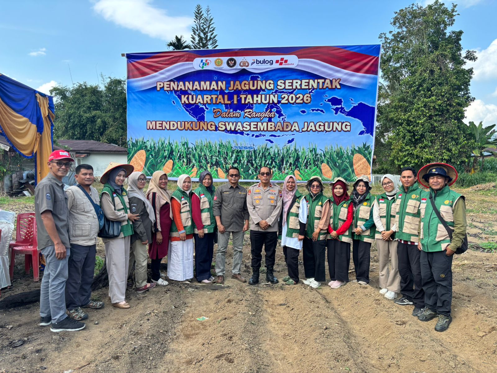 Polres 50 Kota Ikuti Penanaman Jagung Serentak Kuartal I 2026 di Nagari Bukik Limbuku