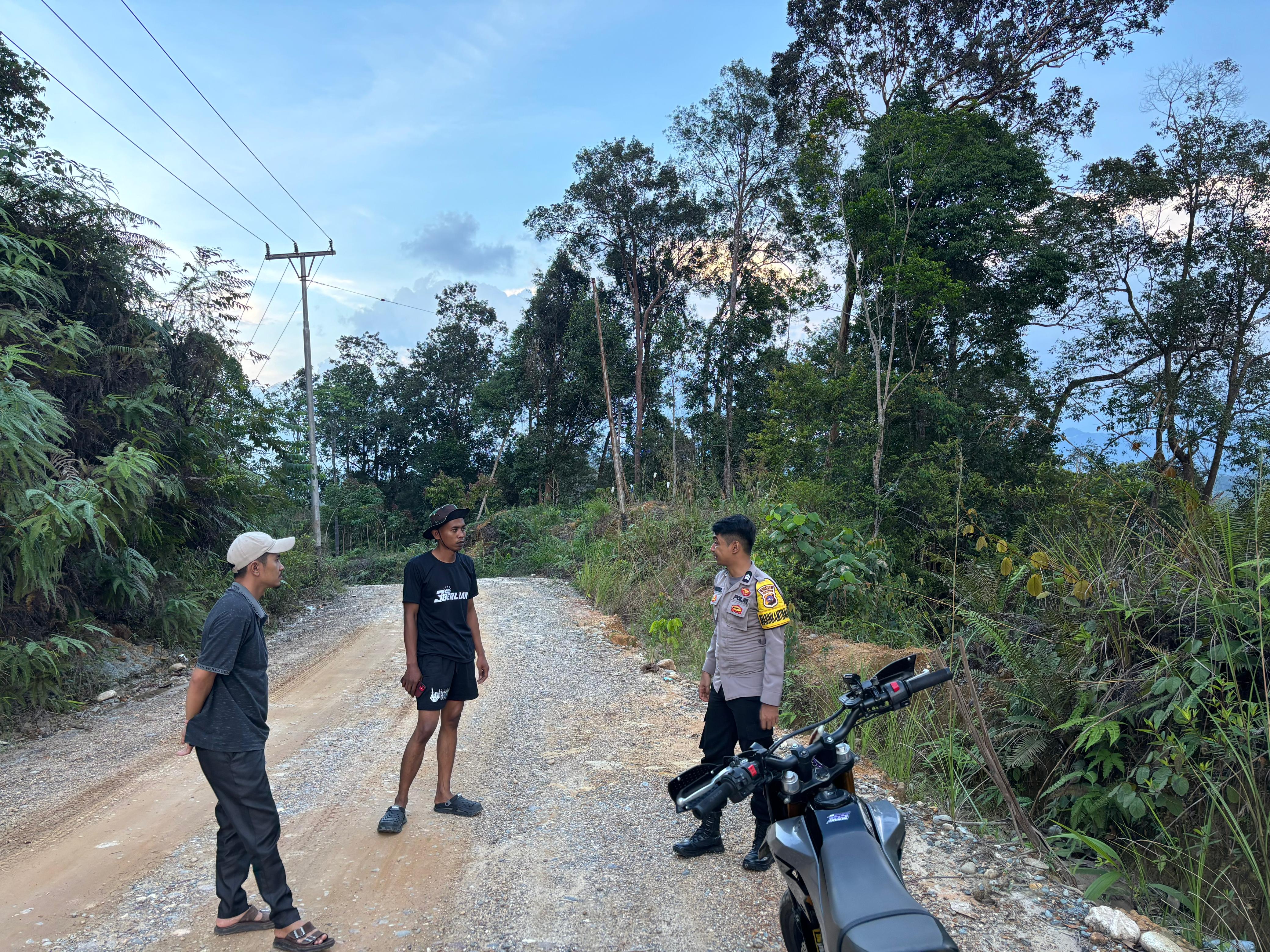 Bhabinkamtibmas Polsek Kapur IX Laksanakan Problem Solving, Respon Cepat Laporan Warga di Nagari Galugua