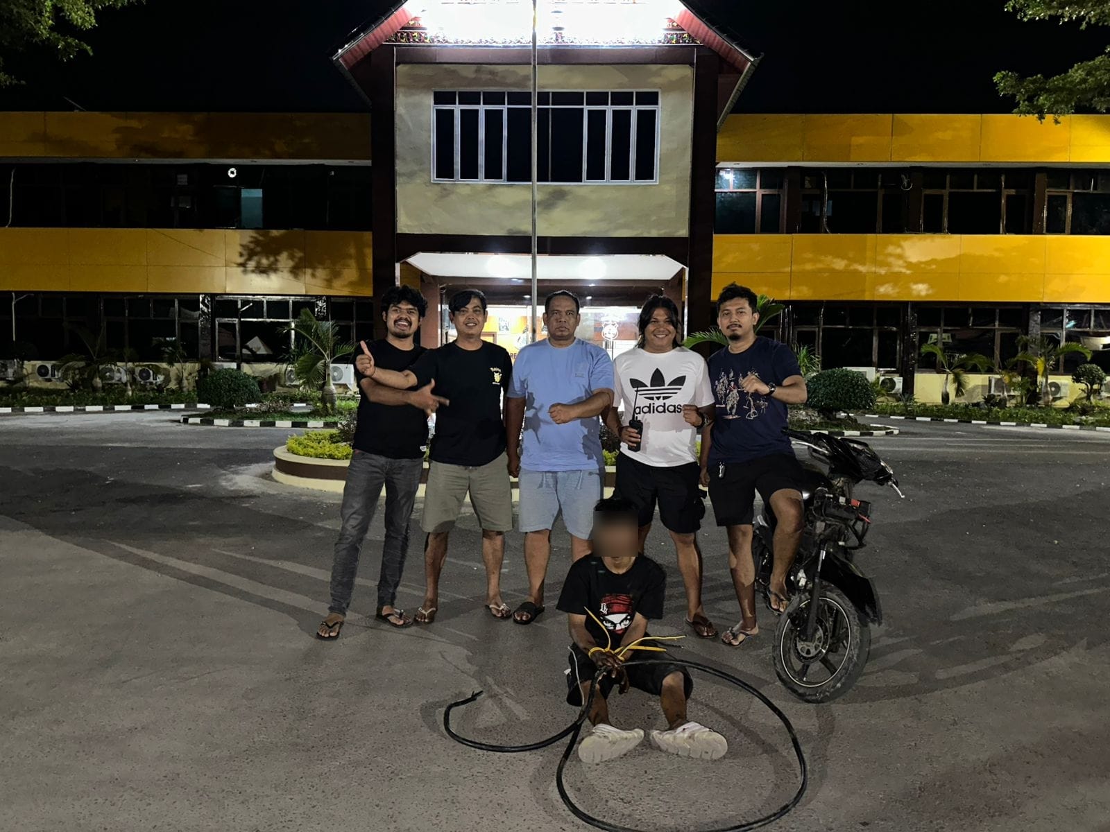 Aksi Pencurian Kabel Tower di Pasar Ambacang Digagalkan, Pelaku AJ Terancam KUHP Baru