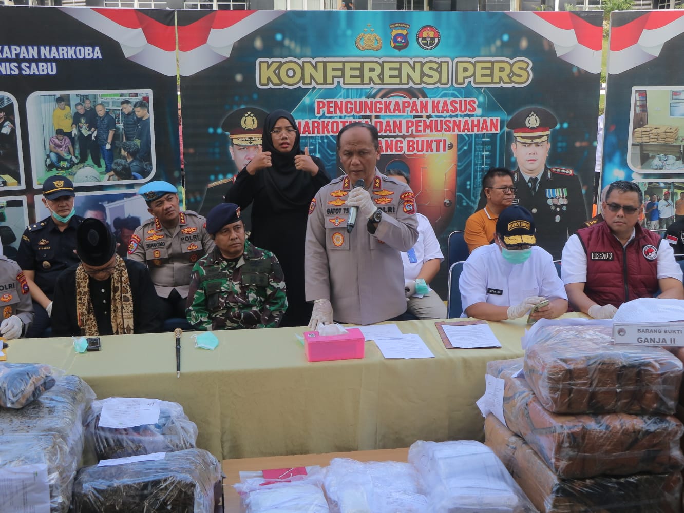 Tiga Bulan Beraksi, Polda Sumbar Gulung 98 Tersangka dari 68 Kasus Narkotika