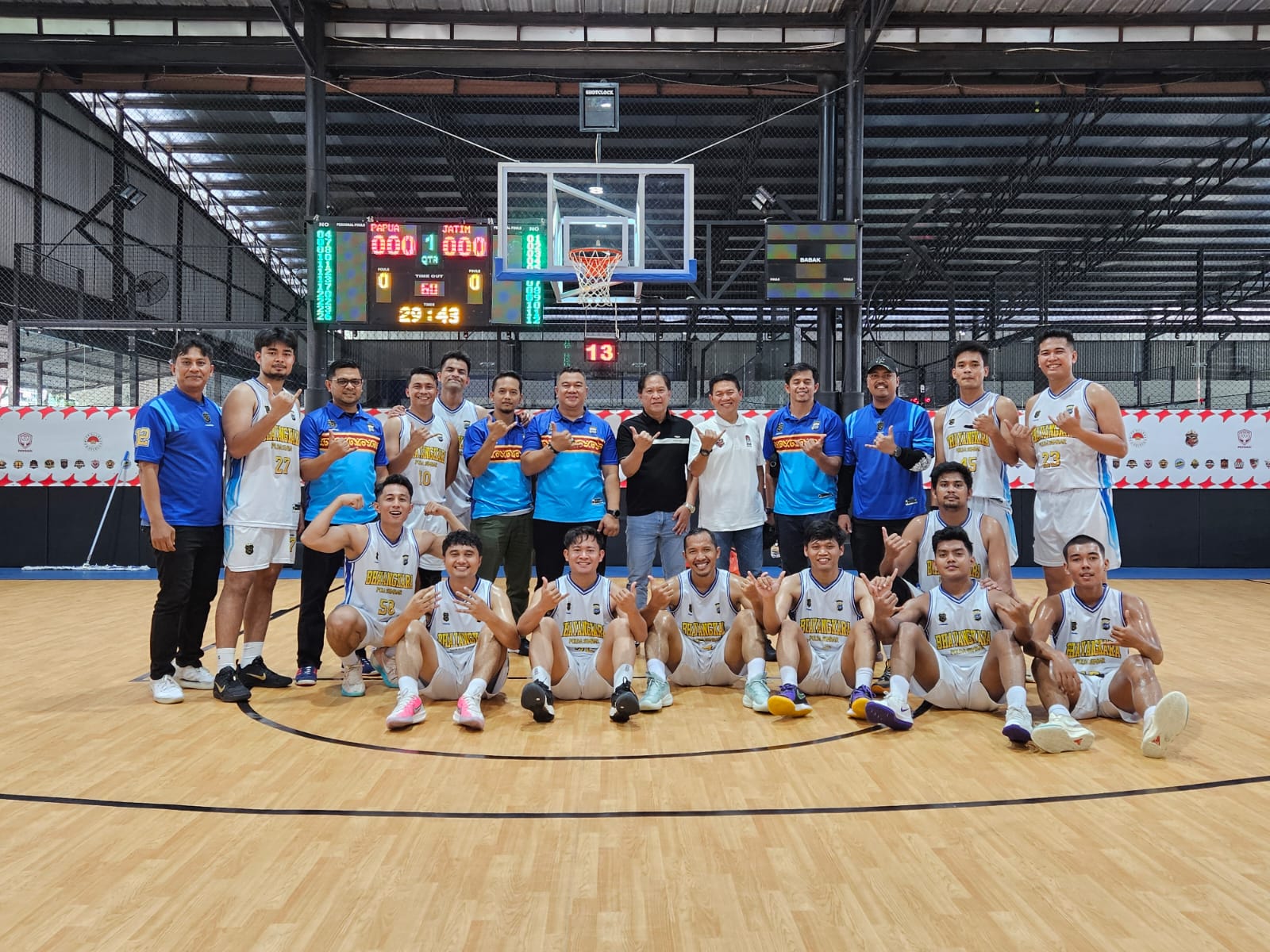 Tim Basket Polda Sumbar Raih Peringkat 4 di Kapolri Cup 2026