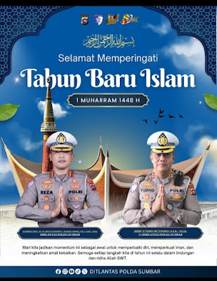 Sambut Tahun Baru Islam 1448 H, Ditlantas Polda Sumbar Ajak Masyarakat Perbaiki Diri