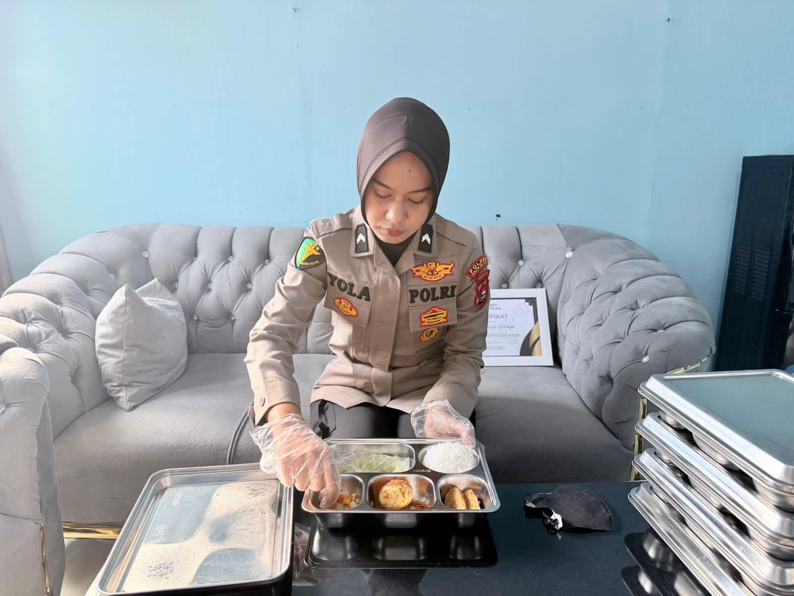 Pastikan Makanan Bergizi Aman Dikonsumsi, Sidokkes Polres Solok Selatan Lakukan Food Safety Ketat Sebelum MBG Didistribusikan