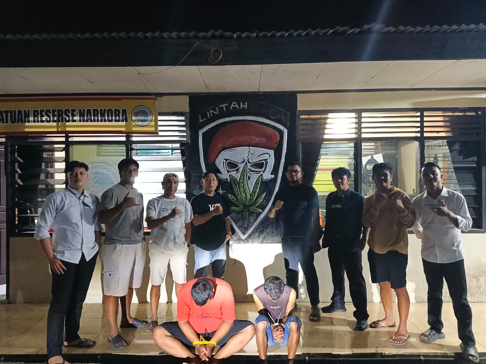 Team Opsnal Lintah Bara Sat Resnarkoba Polres Sawahlunto Gagalkan Peredaran Sabu, Dua Pelaku Asal Solok Dibekuk di Kolok