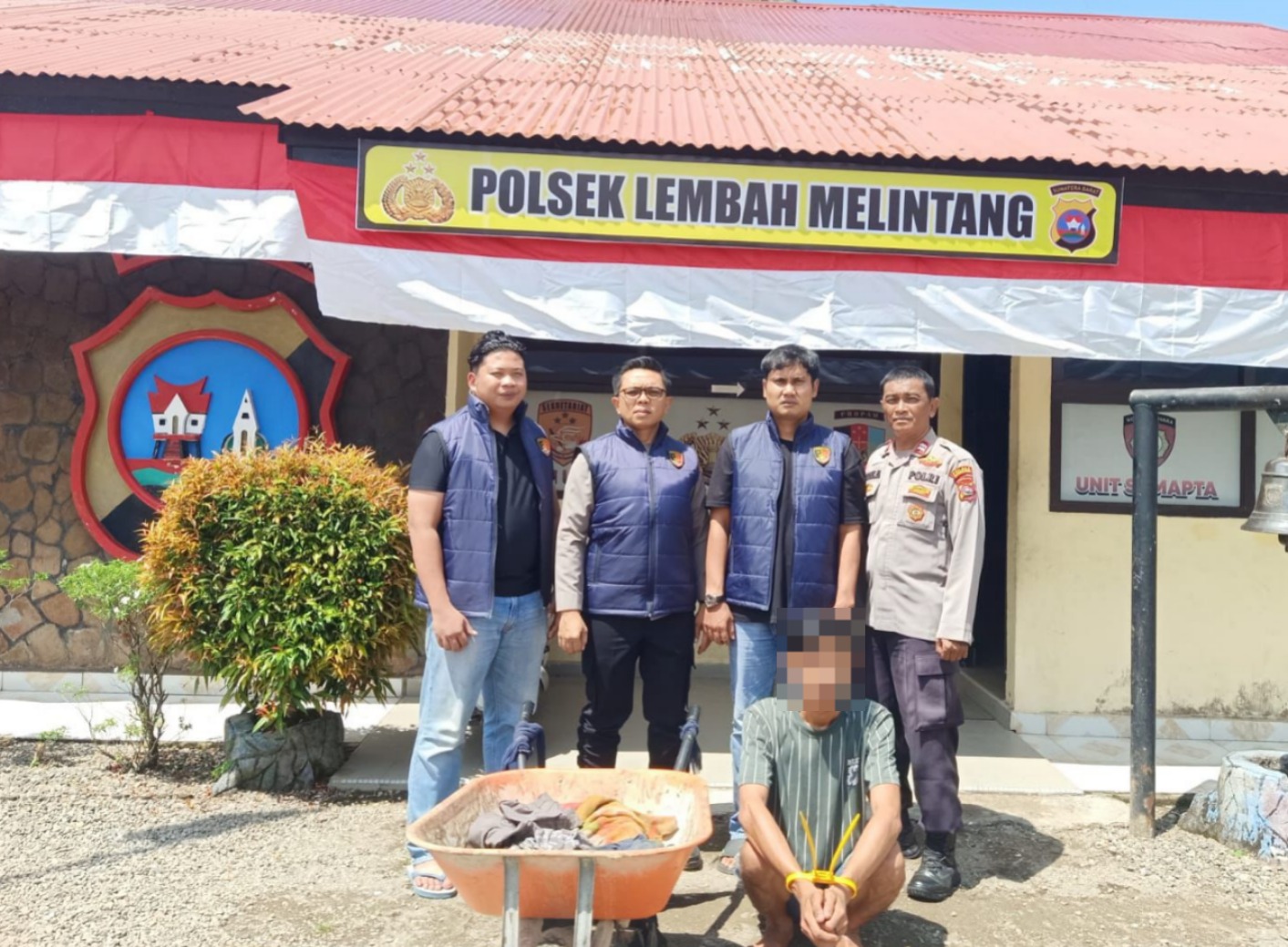 Tim URC Polsek Lembah Melintang, Resor Pasaman Barat Tangkap Pelaku Curat Dalam Operasi Sikat Singgalang 2026