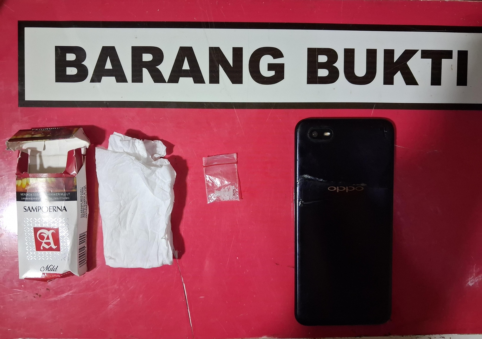 Satresnarkoba Polres Solok Kota Ungkap Kasus Penyalahgunaan Narkotika Jenis Sabu, Seorang Terduga Kurir Diamankan