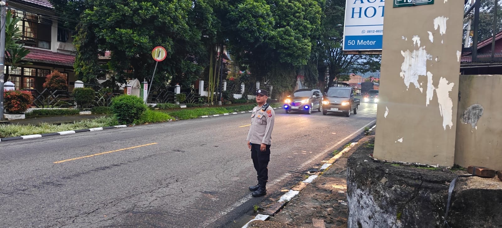 Personel Polres Padang Panjang Laksanakan Kegiatan Preventif Pagi untuk Ciptakan Kamtibmas yang Kondusif