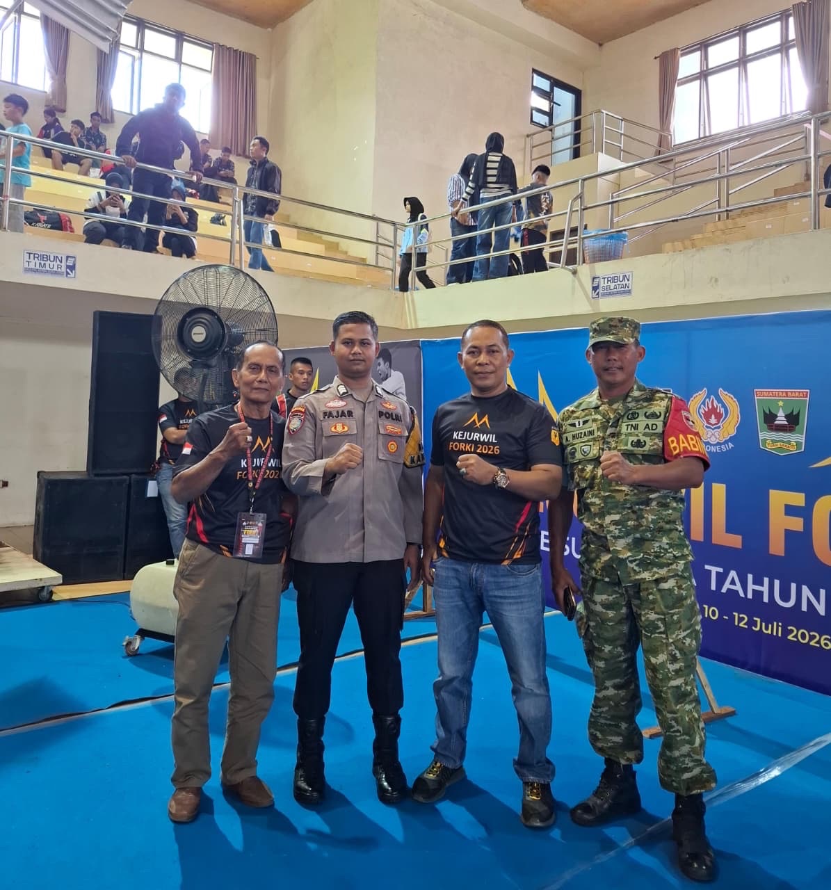 Pengamanan Kejurwil FORKI Se-Sumatera 2026 Berjalan Aman, Polsek Harau Pastikan Kelancaran Jalannya Kejuaraan