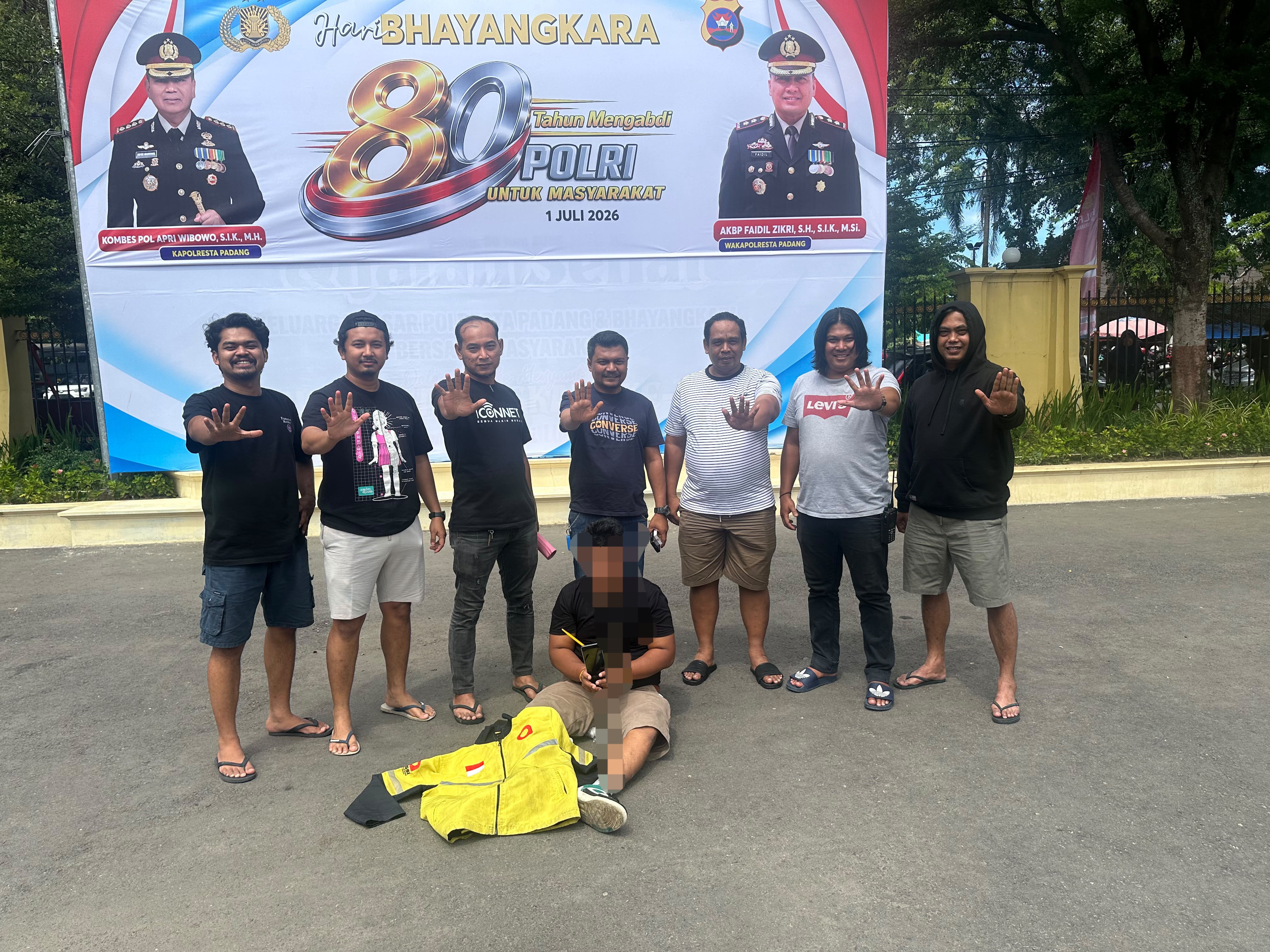 Polresta Padang Ringkus Buruh Harian yang Gasak Ponsel Pemilik Warung dengan Modus Numpang Cuci Tangan