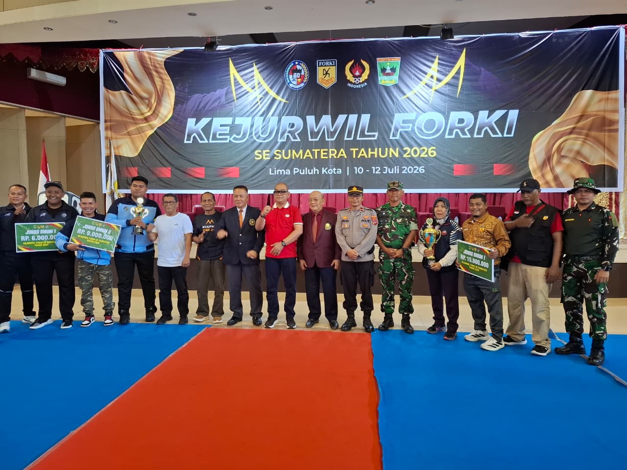 Polsek Harau Amankan Penutupan Kejurwil FORKI se-Sumatera Tahun 2026, Berlangsung Aman dan Kondusif