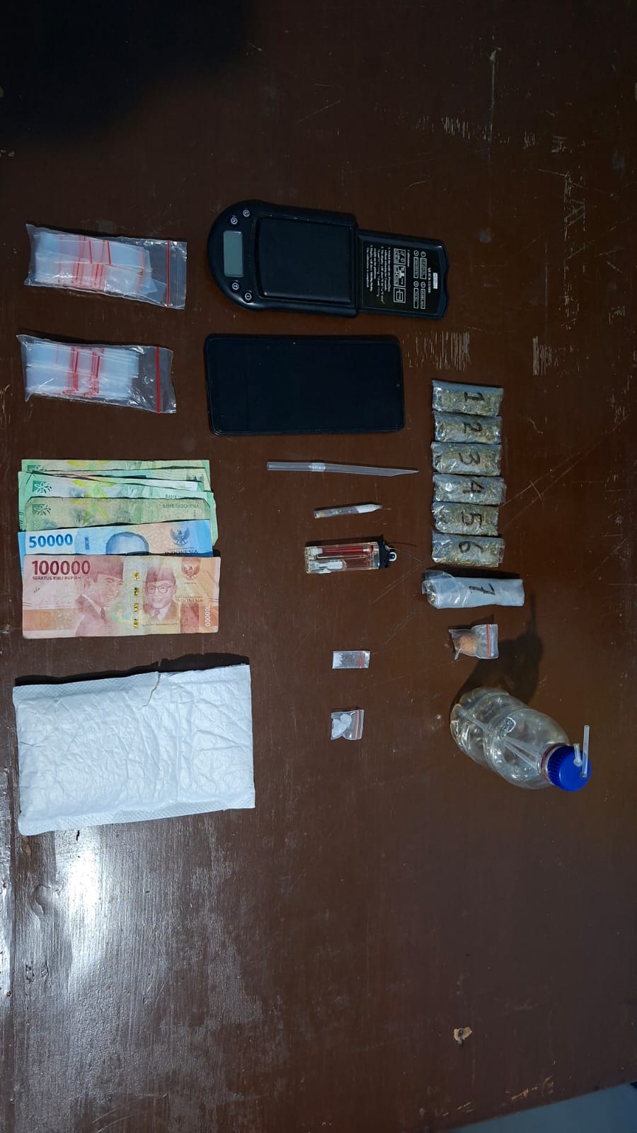 Sat Resnarkoba Polres Pasaman Tangkap Dua Pengedar Shabu dan Ganja di Tapus