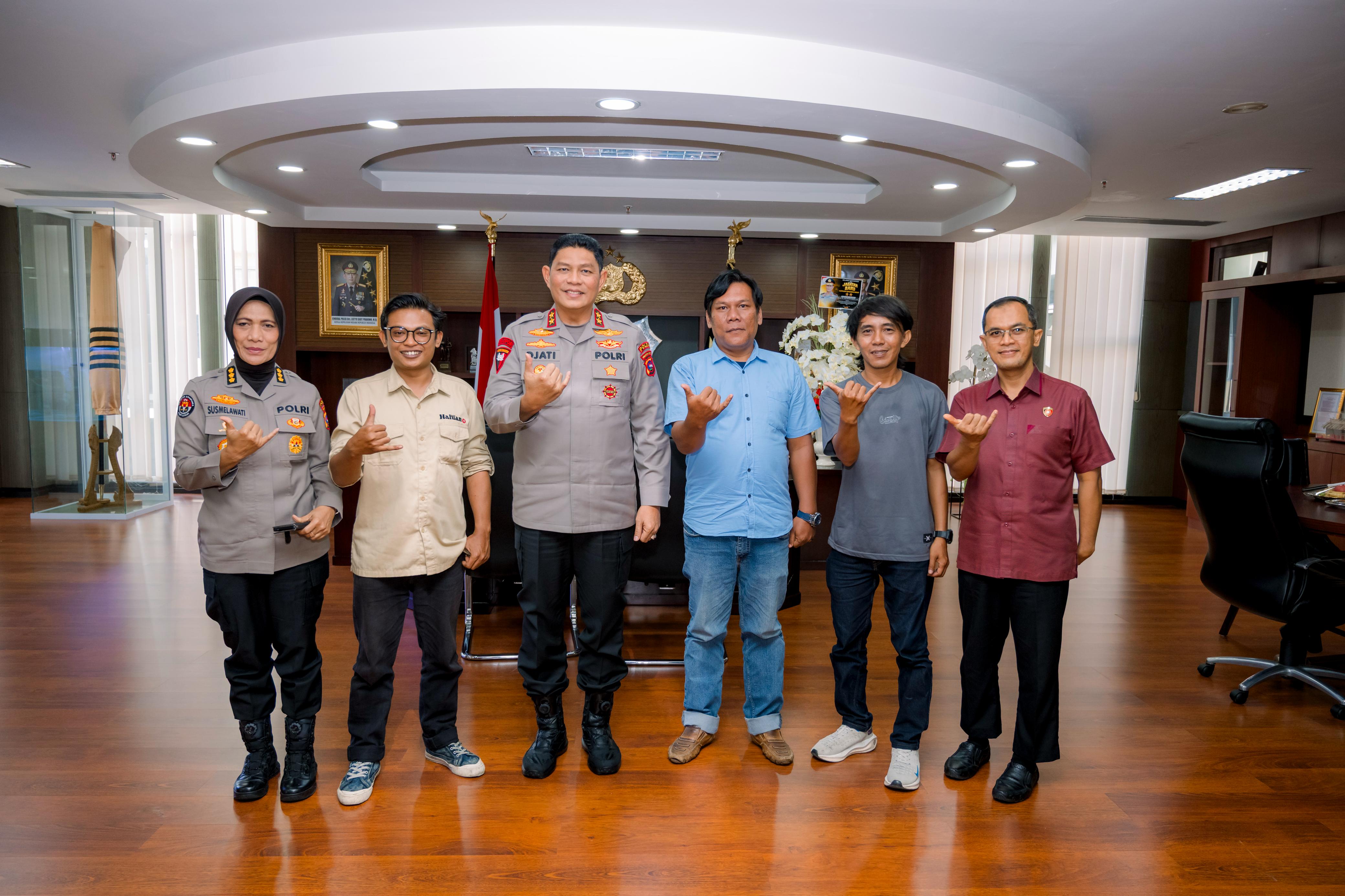 Kapolda Sumbar Terima Audiensi Harian Haluan, Tegaskan Komitmen Wujudkan Sumbar yang Kondusif