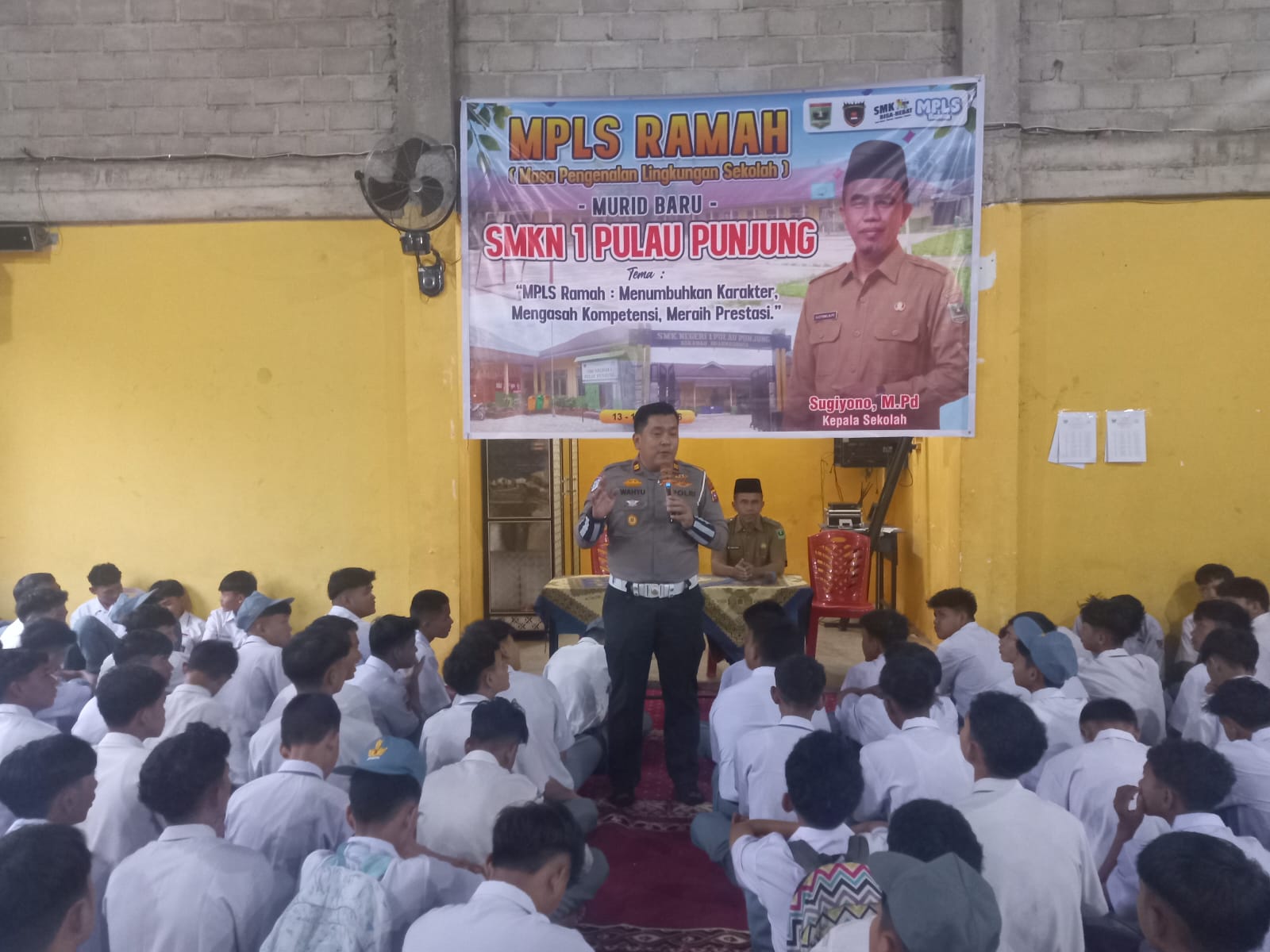 Cegah Laka Lantas dan Bullying, Satlantas Polres Dharmasraya Gencarkan Sosialisasi ke Sekolah