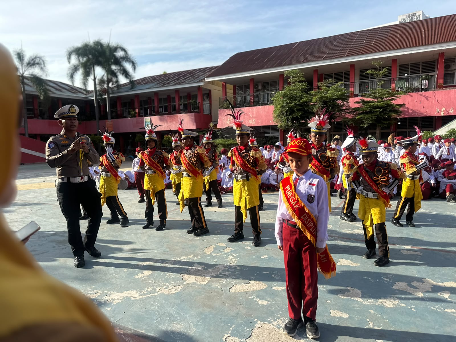Ditlantas Polda Sumbar Teken MoU Pocil, Kukuhkan Penegak Disiplin, dan Beri Penghargaan di SDN Alang Laweh dan Alang Lawas