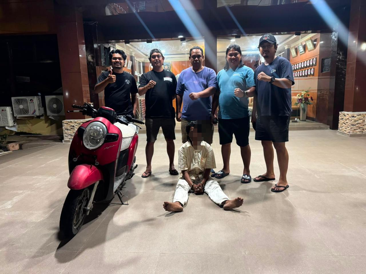 Polresta Padang Ringkus Residivis Curanmor Asal Balai Gadang, Satu Unit Honda Scoopy Disita