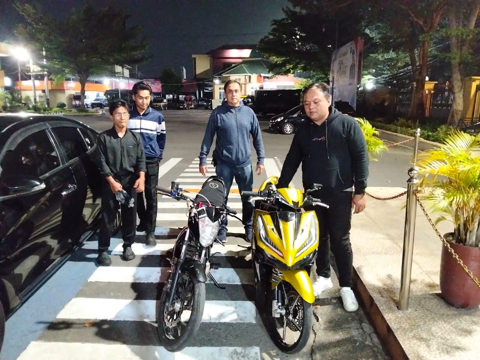 Patroli KRYD Timsus Charlie Polresta Padang: Amankan Motor Knalpot Brong hingga Cegah Tawuran Dini Hari