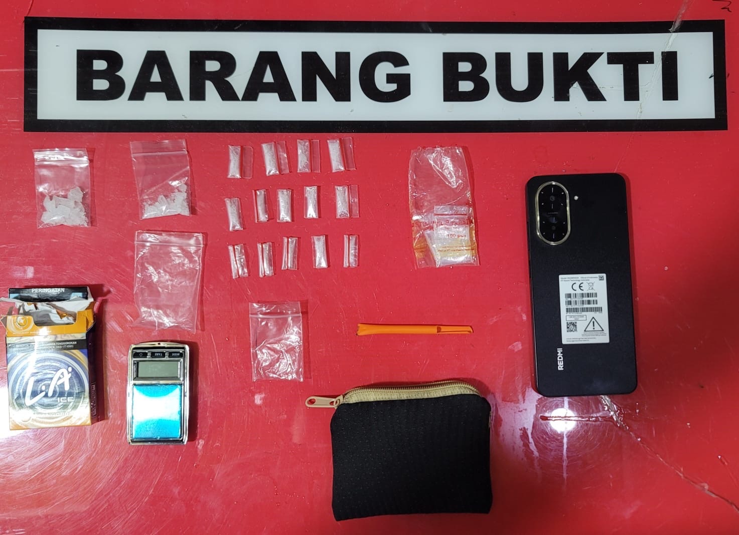 Satresnarkoba Polres Solok Kota Kembangkan Kasus, Diduga Pemasok Sabu Berhasil Diamankan