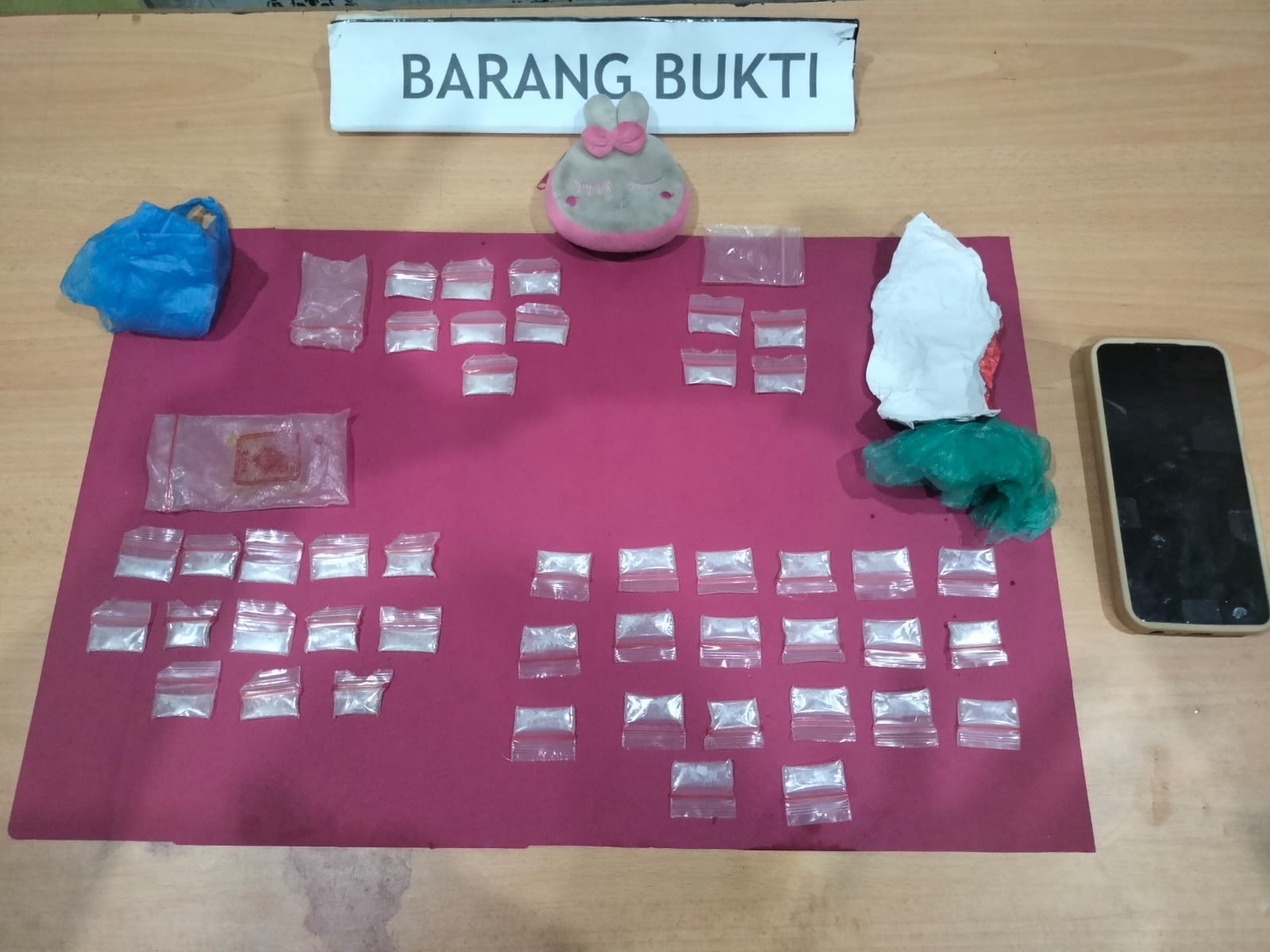 Tim Mata Elang Satresnarkoba Polres Pariaman Amankan 44 Paket Sabu, Seorang Pria Diamankan