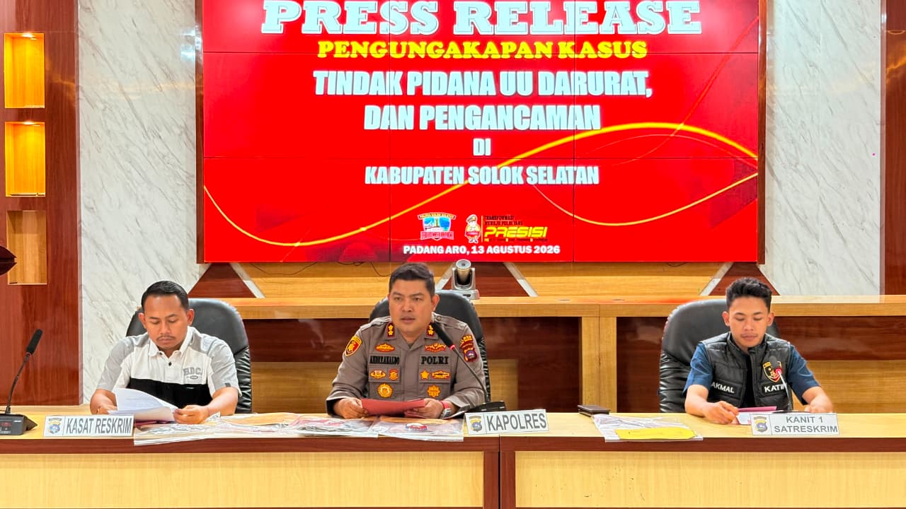 Kasus Persetubuhan Anak Berujung Pengancaman, Polres Solok Selatan Buru Pelaku